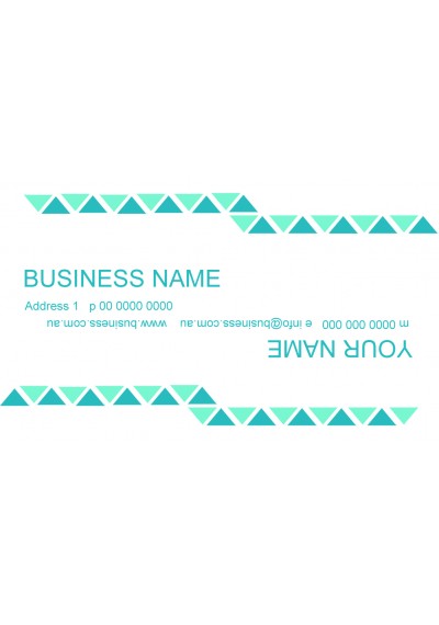 Modren shapes Business Card